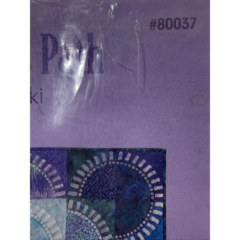Stamped‎ Drunkard's Path Quilt Pattern Liz Aneloski 48.5x60.5 Craft